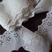 Over 3 Yards Vintage French White Broderie Anglaise Lace Never Been Used Suitable for all Manner of Projects