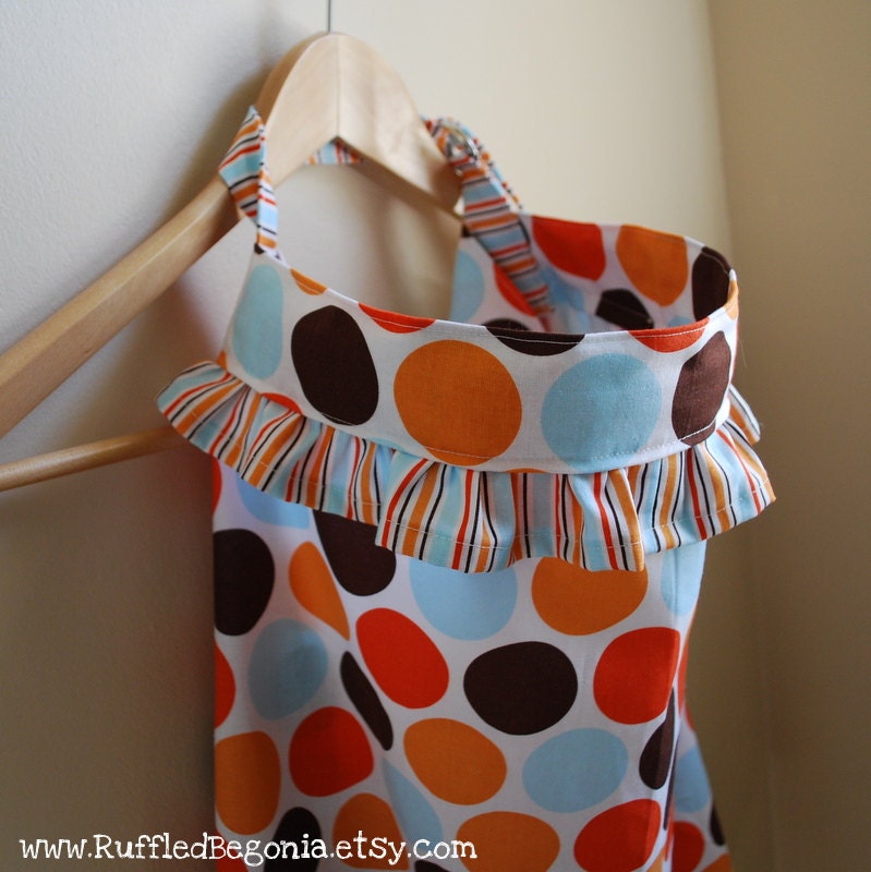 Ruffled Nursing Cover Up/Nursing Apron Pattern PDF SUMMER