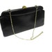 Reserved Black Purse Handbag Leather Firmsided Mam'selle Hardside