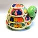 Chalkware Turtle Collectible Piggy Bank 60s Modern Lego
