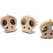 Day Of The Dead Sugar Skull Cufflinks Tietac Wedding Accessory Mens Natural White Jewelry