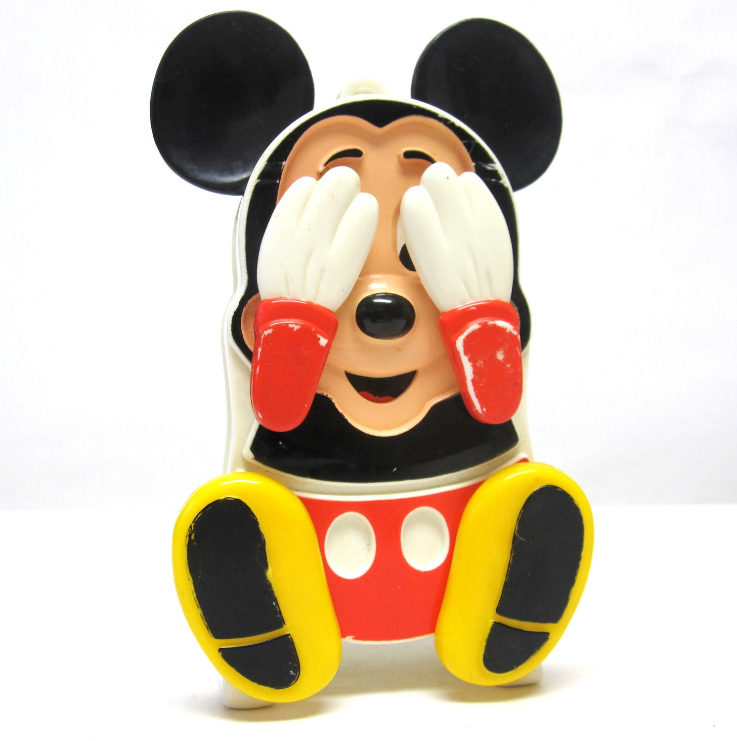 Walt Disney Mickey Mouse Windup Music Box Lullabye And Good