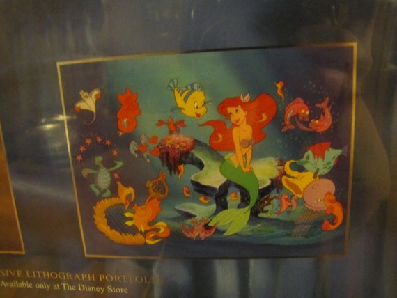 Disney Collectible Lithographs The Little Mermaid Still in