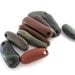 Beach Stone Beads - SMOOTH MIX by StoneAlone - River Rocks, Beach Stone Supplies