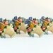 Cast Iron Curtain/Drapery Tie Backs, Hubley, 2 Pair (4) with Flower Baskets