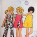 Mod Dress, Jumper & Pants Girls Pattern, 1960's, Butterick 6164, Size 3