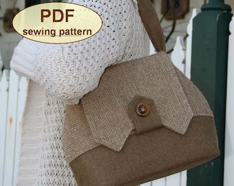 Sewing Pattern To Make The Bon Bon Clutch Purse Pdf Pattern