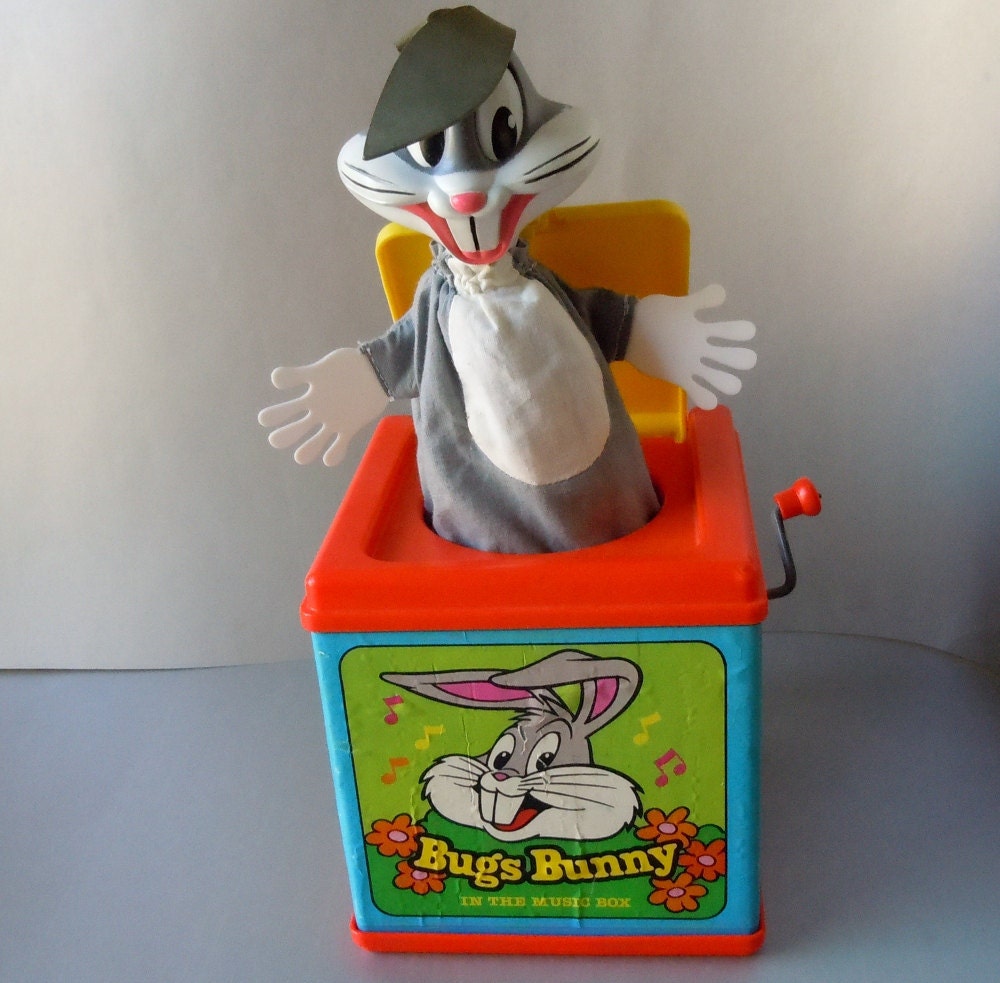 Bugs Bunny Jack in the Box Game Toy Warner Bros. by BackinAction