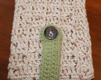 Kindle/Nook/eReader Flip Cover Crochet Pattern
