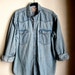 Vintage 1990's LEVI'S unisex blue DENIM SHIRT