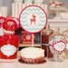 Vintage Winter Wonderland printable party collection by Itsy Belle