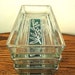 Vintage Mid Century Silver Rimmed Decorative Glass Serving Dishes: Set of Three