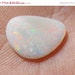 ON SALE 12 x 9 mm Australian White Base Coober Pedy Opal - 1.7 ct