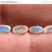 Four 6 x 3 mm Ethiopian Welo Opals - Nice Colors - Faceted - 1.2 ct