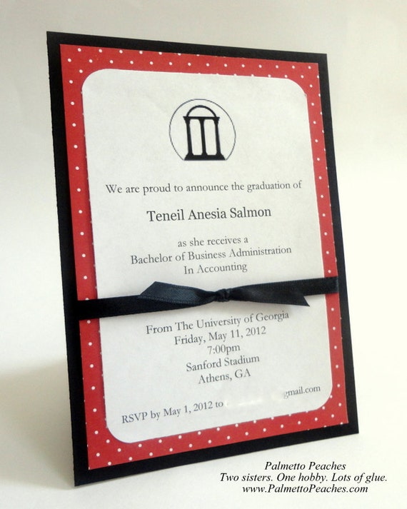 Uga Graduation Invitations 5