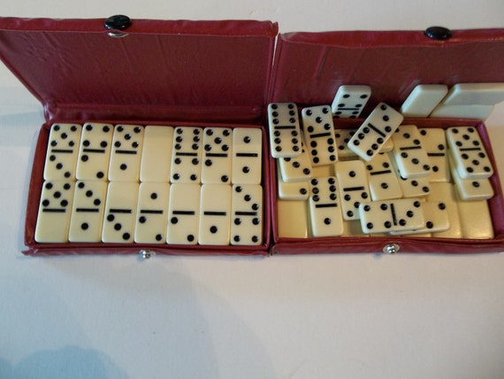 Vintage Dominos By Cardinal Bakelite or Ivory