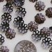 Reserved for BoundbyEarth: Bead Caps - Antique Copper on Steel 6mm - 50 pieces