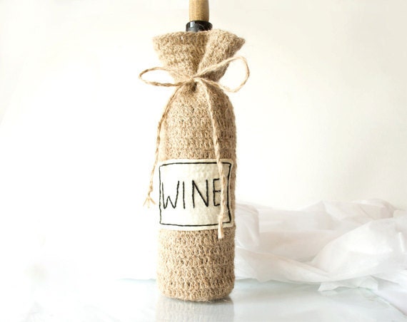 personalised wine bottle bag