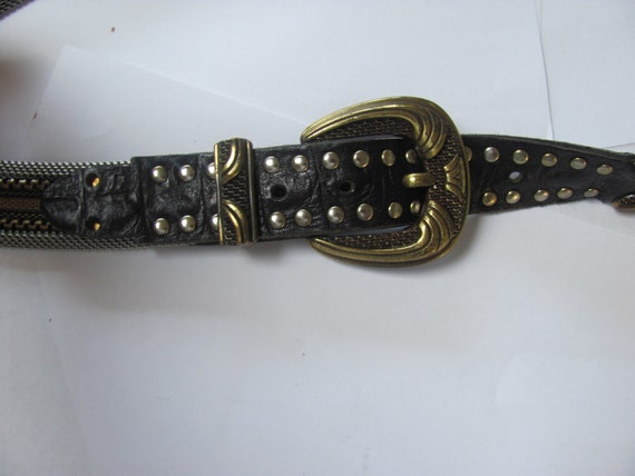 Vintage Men's Nanni Belt Size 40 Made In Italy Absolutely