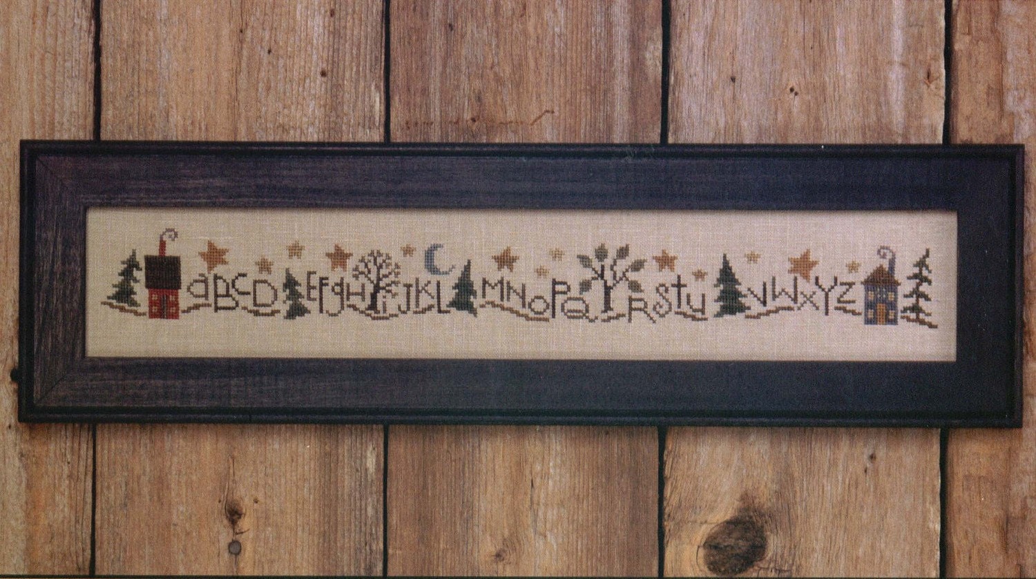 Neighborhood Row cross stitch pattern by Bent Creek