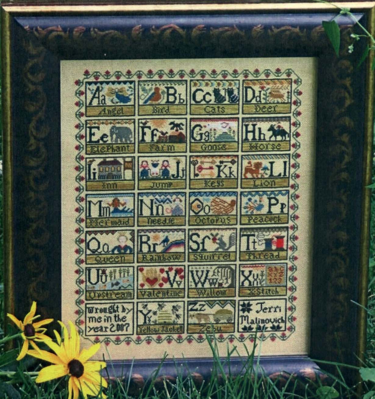 Alphabet Blocks The Whole Kit & Caboodle cross stitch kit