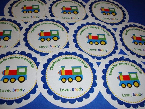 Choo Choo Train Favor Tags Il_570xn