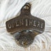 SALE Bottle Opener Brown Rustic -Retro Style -Wall Mount -Bar Accessory- Man Cave - Groomsmen gift -For Dad - For Him