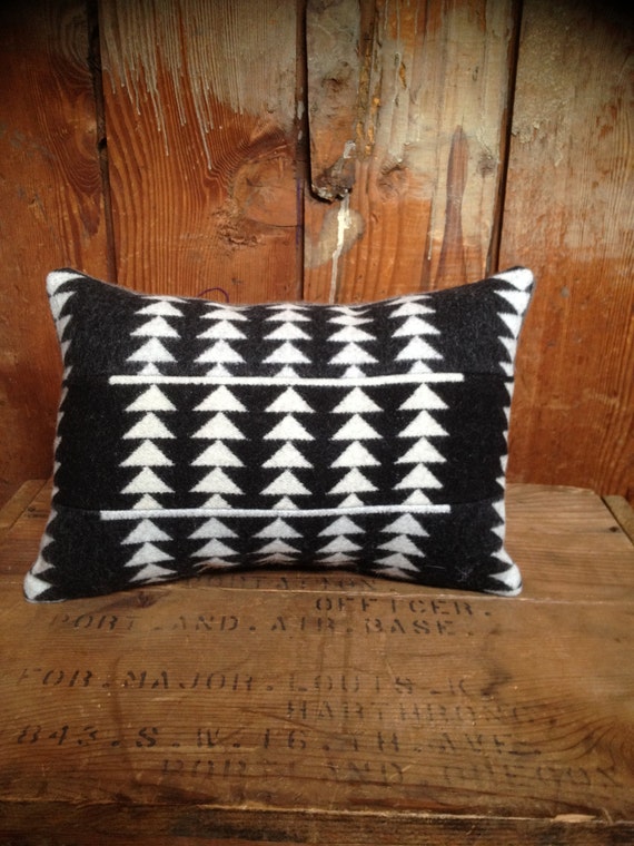 Items similar to Native American Pendleton Throw Pillow, Wool Blanket Fabric, Small on Etsy