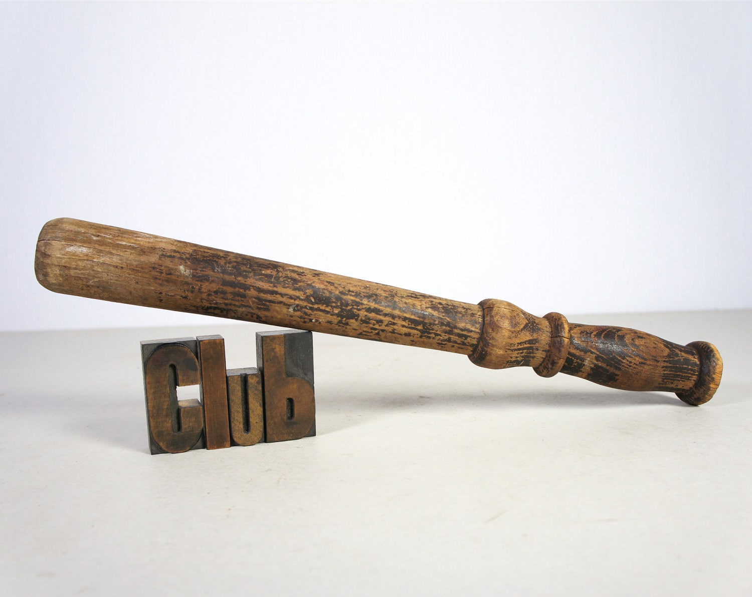 Vintage Wooden Club