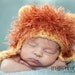 Baby Lion Beanie - Newborn, 0-3m, 3-6m & 6-12m - MADE TO ORDER
