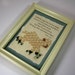Framed Mother Goose Quilled Illustration - Little Bo Peep