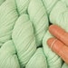 Light Mint Recycled Wool Yarn 558 Yards
