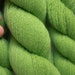 Recycled Yarn Cashmere Granny Smith Green Lace Weight Pure Cashmere Knitting Yarn 281 Yards