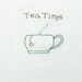 RESERVED FOR EVERGES Do Not Purchase If You Are Not E VergesFlour Sack Towel Kitchen Dish Towel Tea Cup Design