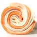 Organic Bamboo Velour Wipes - Set of 8 in creamsicle