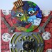SALE - Recycled Art Collage - "Balance and Harmony" - Original Mixed Media