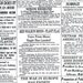 Half Yard Headliner Newspaper Black and White Print by Blank Textiles