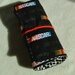 Crayon roll up, crayon caddy, crayon holder NASCAR print organizer has pocket for paper, stickers, holds 16 crayons