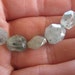 Aquamarine Nugget Beads Rough Faceted Mix Organic Natural Gemstone Destash Jewelry Making Supplies Great set of 5