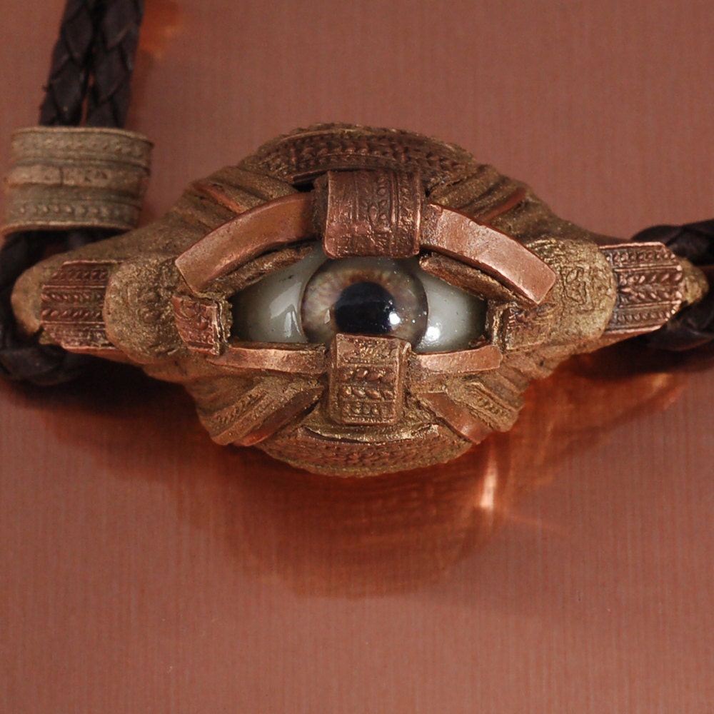 Ancient Egyptian All Seeing Eye Bracelet by edenartglass on Etsy