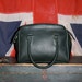 RESERVED for Elisabeth - Leather Bag - Sea Green & Brass - Haute HIPPIE - 1970s VINTAGE