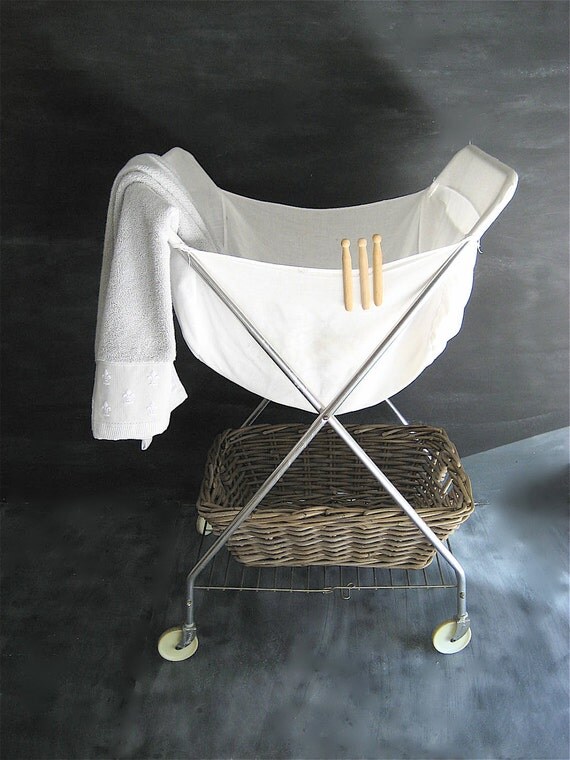 Vintage Laundry Cart