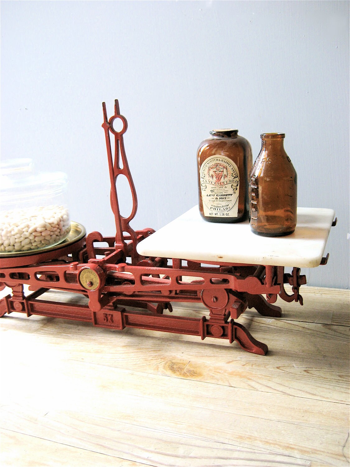 RESERVED Vintage Cast Iron Scale