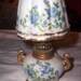 vintage royal crown miniature oil lamp porcelain