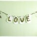 SPECIAL SALE...Woodland Moss LOVE Burlap Garland...Country Fairytale Wedding Reception Engagement Party Home Decor