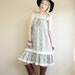 Paisley Floral & Eyelet Lace Ruffle Babydoll Tent Dress