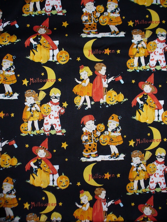 Halloween Fabric / Alexander Henry Trick or by trinketsintheattic