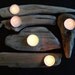 Driftwood tea light holder, set of 5