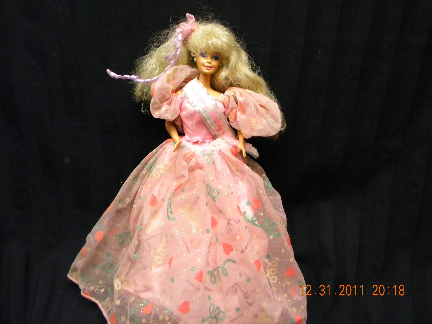 Barbie Doll Happy Birthday 1990 collectible dolls by HeyJunkman