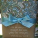 Light Turquoise, Cream and Tan Paisley Embroidered Bible Verse Scripture Bag, Philippians 4:13, Made-To-Order